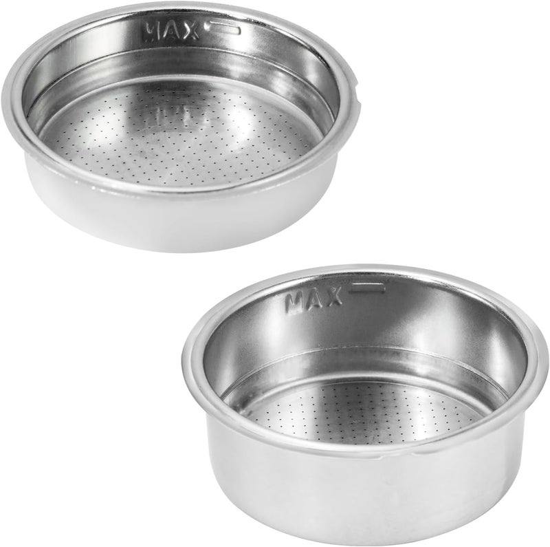 URintells Cuising Replacement 51mm Filter Baskets for Espresso Machine EM5410-US/EM5420-US, 2 Packs (Single cup and double cup) - Image 1